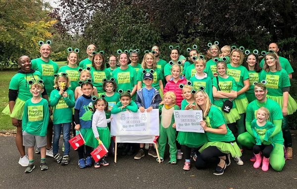 Froggy Paddlers leap for joy at Warwick dragon boat festival – after housebuilder donation